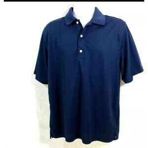 VTG 90s Greg Norman Shark Attack Mens Size 2XL Blue Short Sleeve Golf Polo Shirt